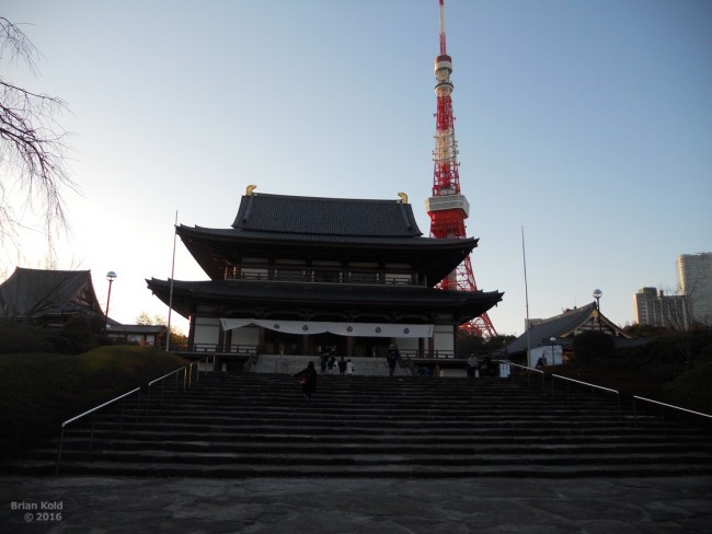 Zojoji temple and Tokyo Tower