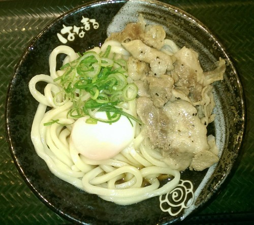 Japanese Udon dish at Hanamaru Udon.
