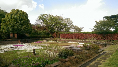 Park near Tamagawa river.
