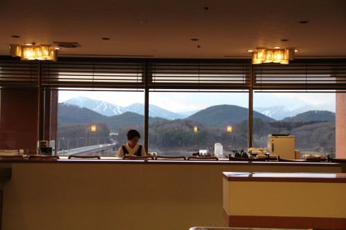 restaurant in a hot spring / onsen hotel, Iwate