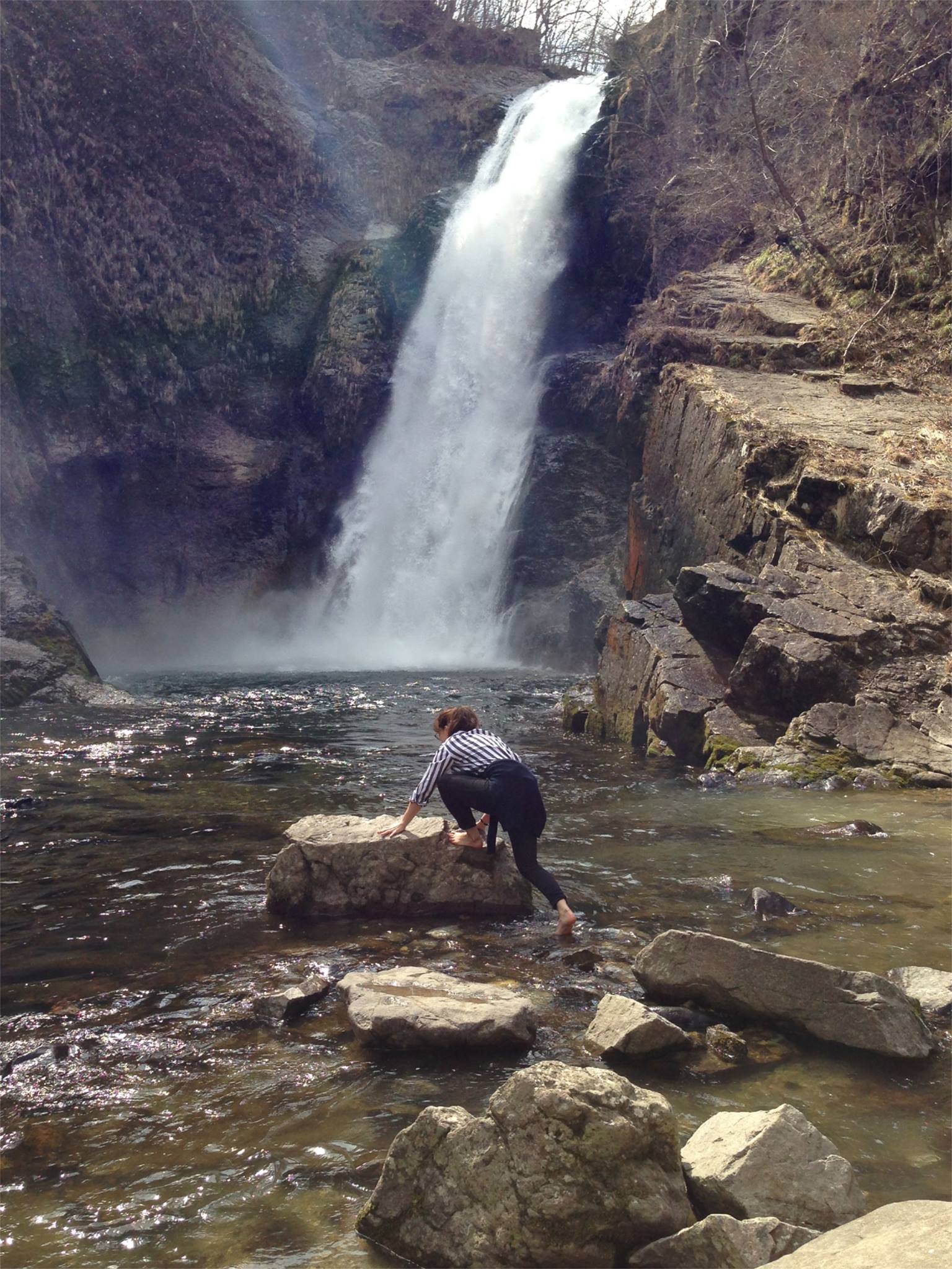 Akiu Otaki Falls: A Stunning Natural Basin