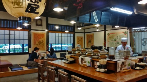 Sobachaya Fukiagean soba restaurant in Kagoshima
