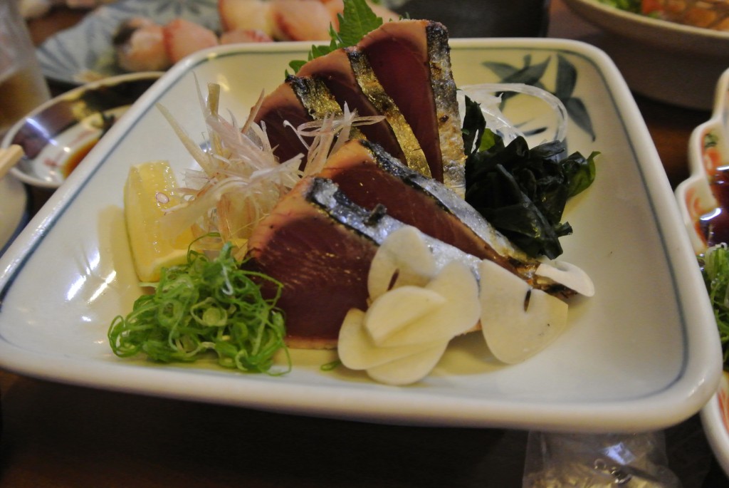 Katsuo no tataki, eating locally in seaside Kochi!