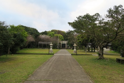 grounds of shrine in Yakushima