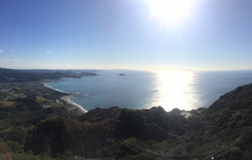 view of sea from Nokogiriyama mountain