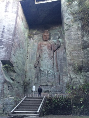Hyakushaku Kannon Buddha statue on Nokogiriyama mountain