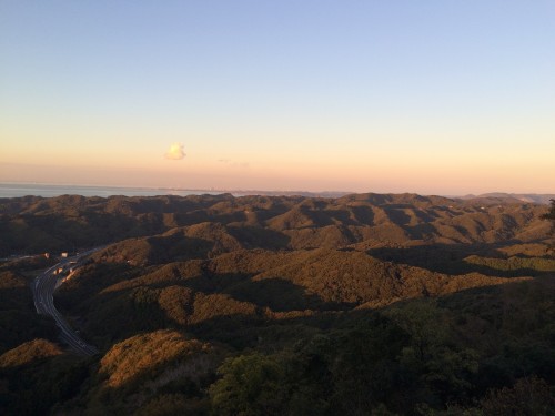 view of horizon from Nokogiriyama mountain