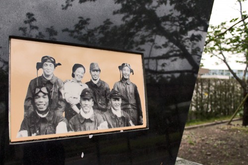 photo of Kamikaze pilots in museum