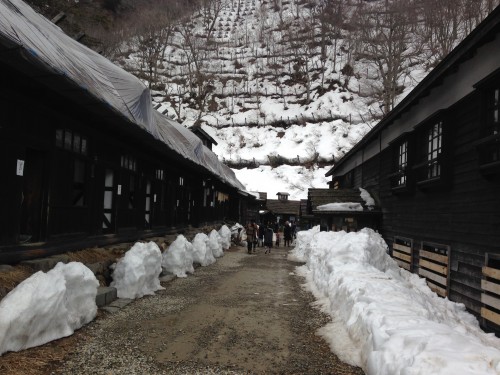 Stay in a ryokan and enjoy hot springs (onsen) in Akita during winter.