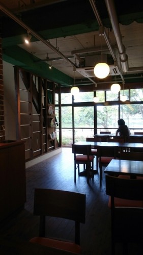 Inside a Marugo cafe