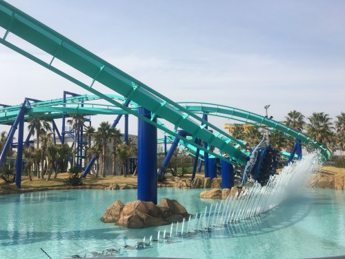 Enjoyable Nagashima Resort amusement park water ride, a thrilling choice over the garden