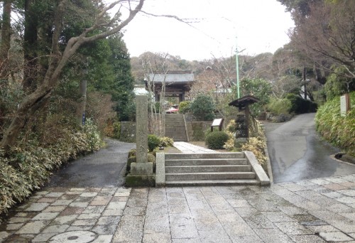 Entry for Kaizō-ji Temple on Kamakura outskirts, Kamakura history