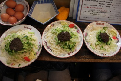 Jajamen is the local noodle of Iwate