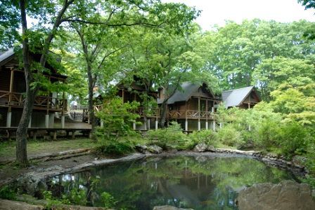 Camping in Mountain Log Houses, Close to Tokyo!