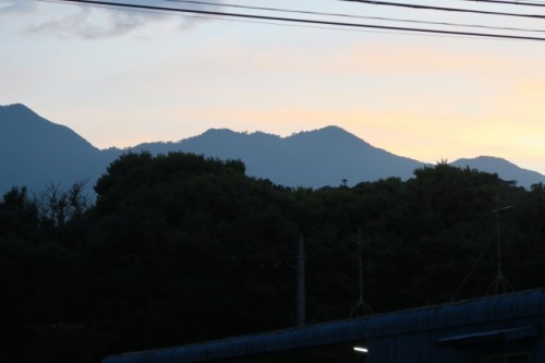 The view from Anbo port in Yakushima