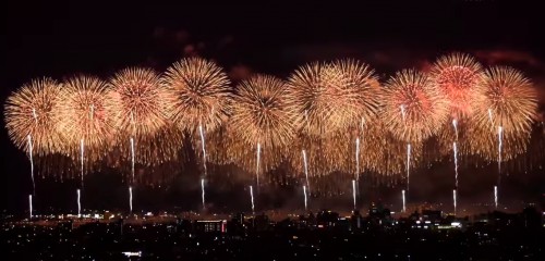 nagaoka fireworks is pretty famous among all of Japanese