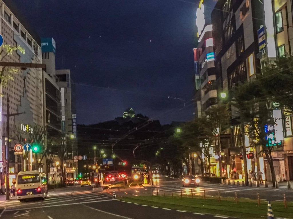 Torichousuji and Kumamoto Castle