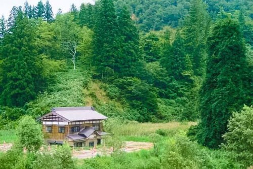 A house in Yamakoshi village