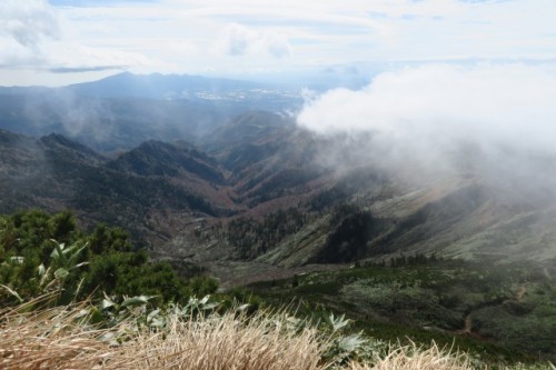 From the peak, Hotaka mountain