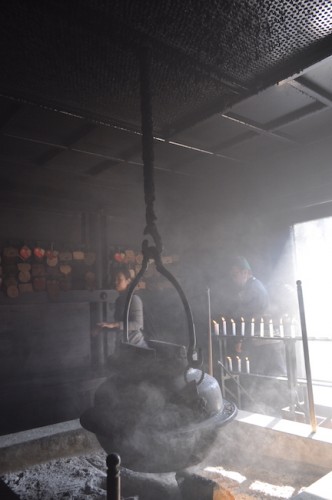 The eternal flame Mt. misen