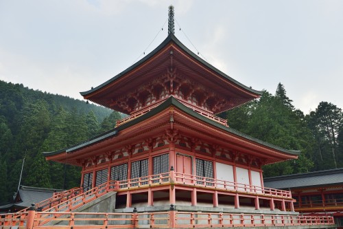 Enryakuji temple in Hieisan is a world heritage site which is close to Osaka