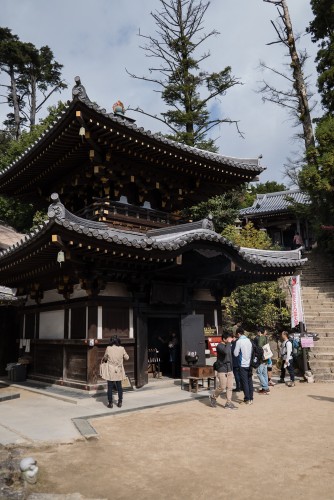 The beautiful pagoda at Mount Misen, Miyajima