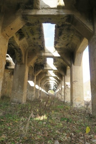 The station ruins