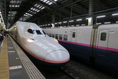 Shinkansen ( the bullet train ) will take you to Niigata quickly!