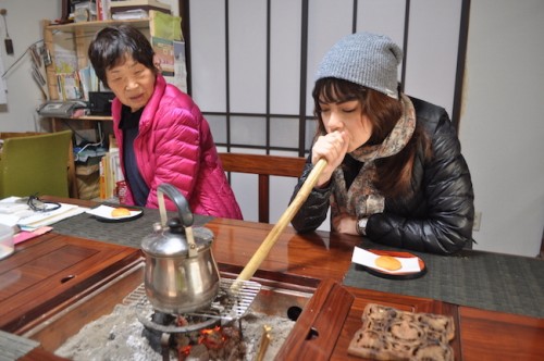 Tea boiling in Saga