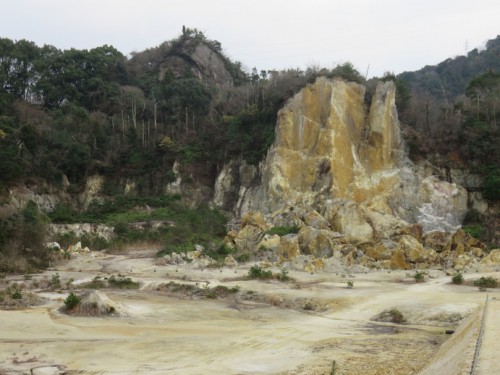Izumiyama Jisekiba.- the quarry where the material for Arita yaki was taken from. 