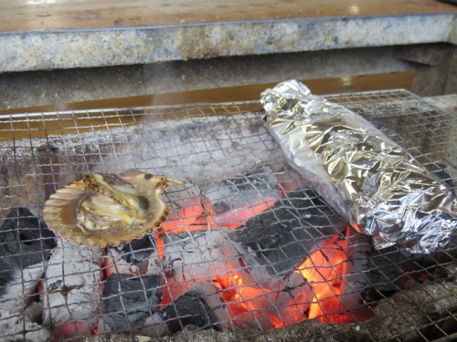 crab being cooked