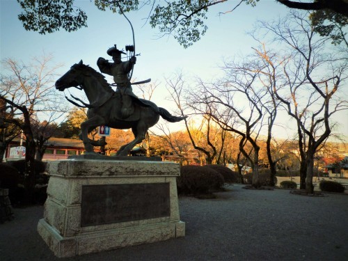 A statue in Fujinomiya