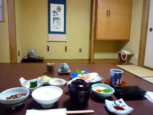 Ogawaso ryokan's breakfast