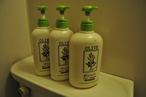 Olive shampoo, body wash, conditioner