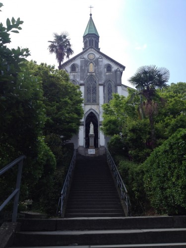The Entrance to Oura Christian Church