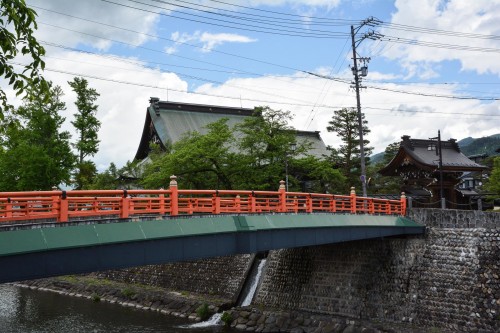 Imamiya Bridge in Hida Furukawa
