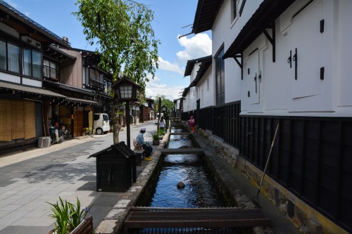 The old town in Hida Furukawa, Gifu prefecture