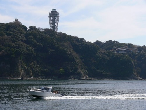 Take a boat cruise around Enoshima, Japan.