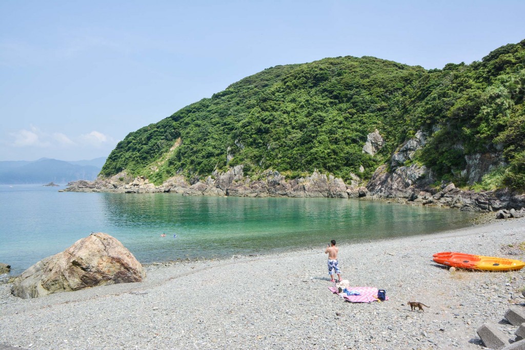 The beach at Cat island Fukashima, Oita prefecture, Kyushu.