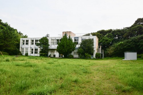 Abandoned School on Cat island Fukashima, Oita prefecture, Kyushu.