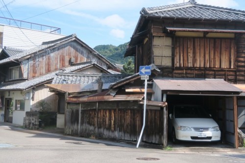 The old town in Mino city, Gifu, Japan.