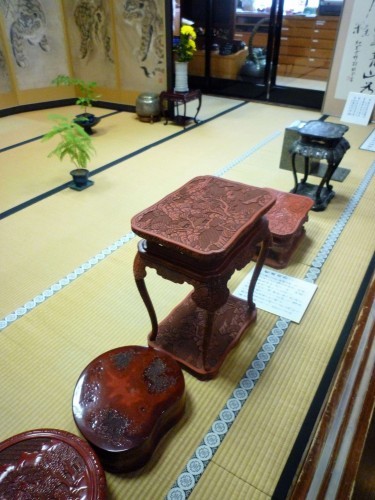 Kokonoe-en's art collection on display.