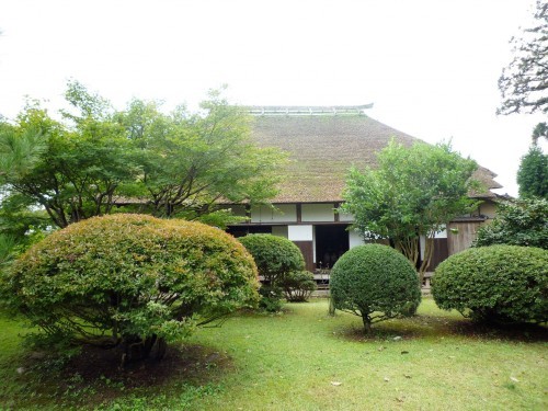 Old samurai residence inside Murakami's Kinen Koen park.