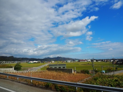 The access to Himi city, Toyama prefecture, Japan.
