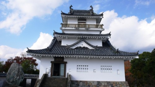 Kitsuki castle, the smallest castle in Oita prefecture, Japan.