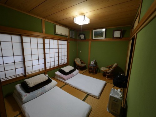 Guesthouse Shiromachi in Ozu City, Ehime, Shikoku island, Japan.