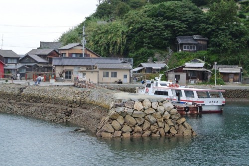 Cat Island, Aoshima island in Ehime prefecture , Shikoku, Japan.