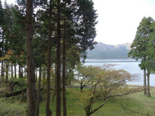 The Prince Hakone Lake Ashinoko in Hakone near Tokyo, Japan.