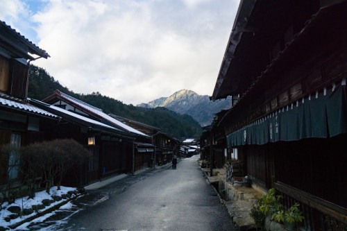 Tsumago Post Town famous for the Nakasendo post town in Gifu prefecture, Japan.