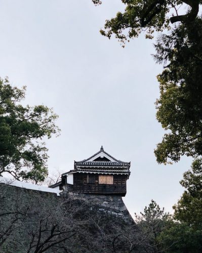 Kumamoto Castle is designated as "important cultural property".